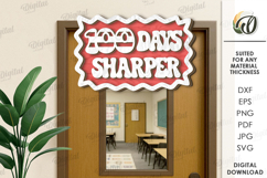100th Days of School Signs Bundle Laser Cut. School SVG Product Image 9