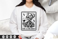 The 12 hr shift - Nurse SVG Design Product Image 1