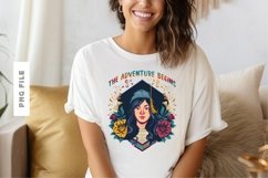 The Adventure Begins T shirt Design