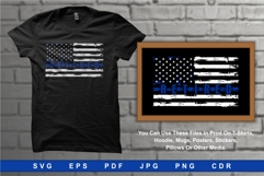 The American Police Flag with text RETIRED Horizontal Product Image 1