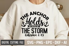 The Anchor Holds In Spite Of The Storm SVG File Product Image 2