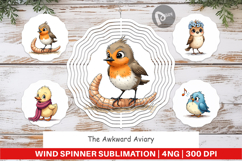 The Awkward Aviary Wind Spinner Product Image 1