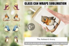 The Awkward Aviary Glass Can Product Image 1
