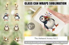 The Awkward Aviary Glass Can Product Image 1