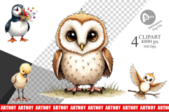 The Awkward Aviary Clipart Product Image 1