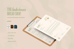 The Bakehaus Bread Shop - Letterhead Product Image 1