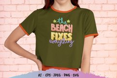 The Beach Fixes Everything SVG Product Image 1