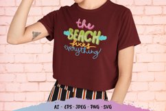 The Beach Fixes Everything SVG Product Image 1