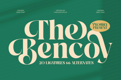 The Bencoy - Modern Serif Font Product Image 1