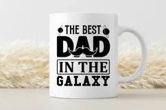 The best dad in the galaxy SVG, Father's Day SVG Design Product Image 3