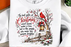 The Best Gifts at Christmas Cardinal & Lantern Inspirational Product Image 2