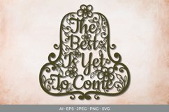 The Best is Yet to Come Papercut Product Image 1