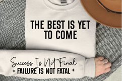 The best is yet to come Sleeve SVG Product Image 2