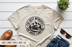 The Best Memories Are Made Camping SVG File | Camping Sign Product Image 3