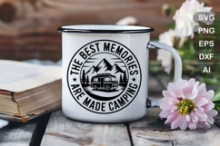 The Best Memories Are Made Camping SVG File | Camping Sign Product Image 4