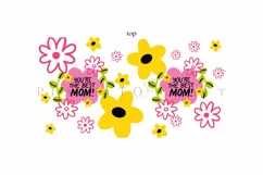 the best mom 40oz quencher tumbler sublimation full wrap high resolution transparant background
