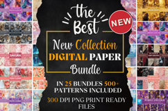 The Best New Digital Paper Huge Bundle, Backgrounds Bundle Product Image 1