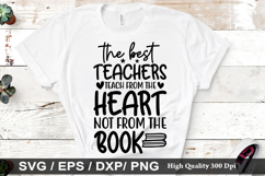 The Best Teachers Teach From The SVG - Teacher Design Product Image 1