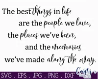 The Best Things In Life Are People Farmhouse Home Sign Svg Product Image 2