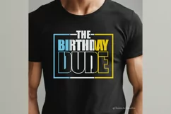 The Birthday Dude Svg, Boys Birthday Svg, Boys 1st Birthday Product Image 3
