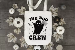 Halloween SVG The Boo Crew Funny Groovy Retro Cricut Quote Product Image 3