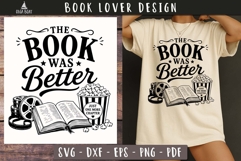 The Book Was Better Book lover SVG PNG