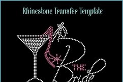 Bride Wedding Rhinestone SVG Template Product Image 2