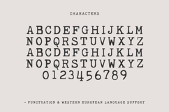 The Bulletin Typewriter Font Product Image 10