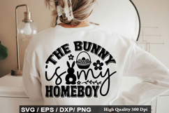Easter SVG Design - The bunny is my homeboy Product Image 4