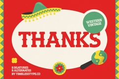 The Cielos Western Vintage Font Product Image 15