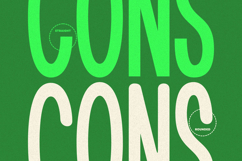 The Cons - Condensed Sans Serif Display Font Product Image 2