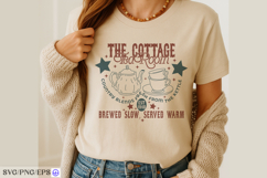 Vintage Countryside Tea Sign SVG PNG T-shirt Design Product Image 4