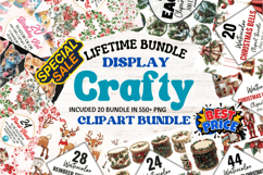The Crafty Lifetime Watercolor Clipart PNG Bundle Product Image 1