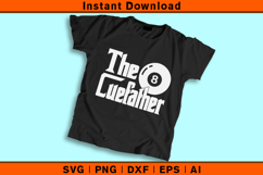 The Cuefather SVG | Funny 8 Ball Pool Player Design Product Image 2