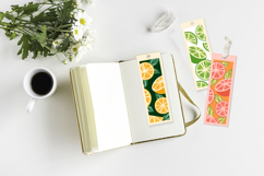 Bookmark lemon paper cut / Bookmark paper cutting Product Image 3