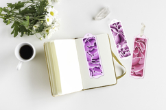 Flower bookmark paper cut layered / Bookmarks paper Product Image 2