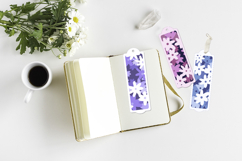 Flower bookmark paper cut layered / Bookmarks paper Product Image 2