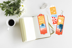 Paper cut bookmark / Bookmark summer paper cutting Product Image 3