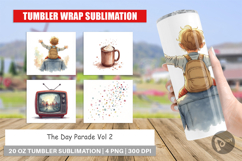 Tumbler Watercolor Thanksgiving Parade Product Image 1