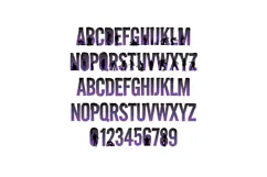 The Dead Walk- Zombie Halloween Color Font Product Image 8