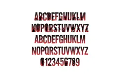 The Dead Walk- Zombie Halloween Color Font Product Image 2