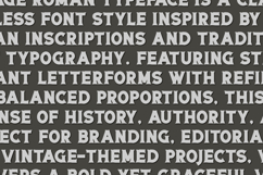 The Djamoed a Vintage Serif Font Product Image 5