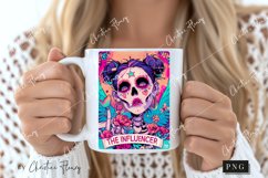 The Influencer Tarot Card PNG | Funny Tarot Card Product Image 2