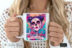 The Influencer Tarot Card PNG | Funny Tarot Card Product Image 2