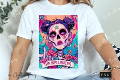 The Influencer Tarot Card PNG | Funny Tarot Card Product Image 3