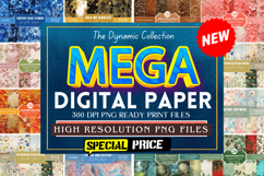 The Dynamic Digital Paper Huge Bundle, Backgrounds Bundle Product Image 1
