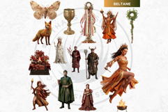 Eight Sabbats Wiccan Ritual Clipart for Pagan Scrapbooking Product Image 10