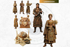 Eight Sabbats Wiccan Ritual Clipart for Pagan Scrapbooking Product Image 11