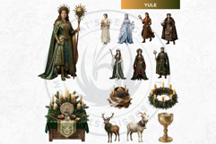 Eight Sabbats Wiccan Ritual Clipart for Pagan Scrapbooking Product Image 6