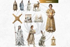 Eight Sabbats Wiccan Ritual Clipart for Pagan Scrapbooking Product Image 7